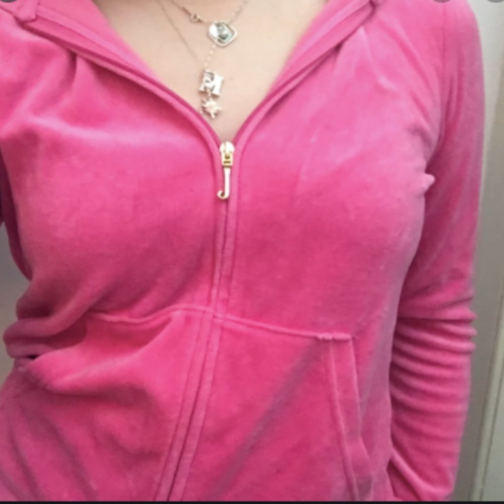 Juicy Couture Velour Zip Up Jacket